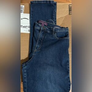 Gloria Vanderbilt Women's Dark Blue Straight Leg Jeans